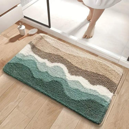 Soft Ocean Bathroom Floor Mat - Fesara