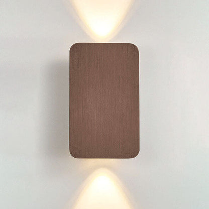 Simple Glass LED Wall Light 2 Pack