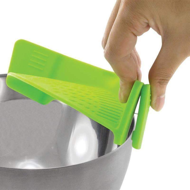 Easy Grip Silicone Colander Clip Kitchen Strainer