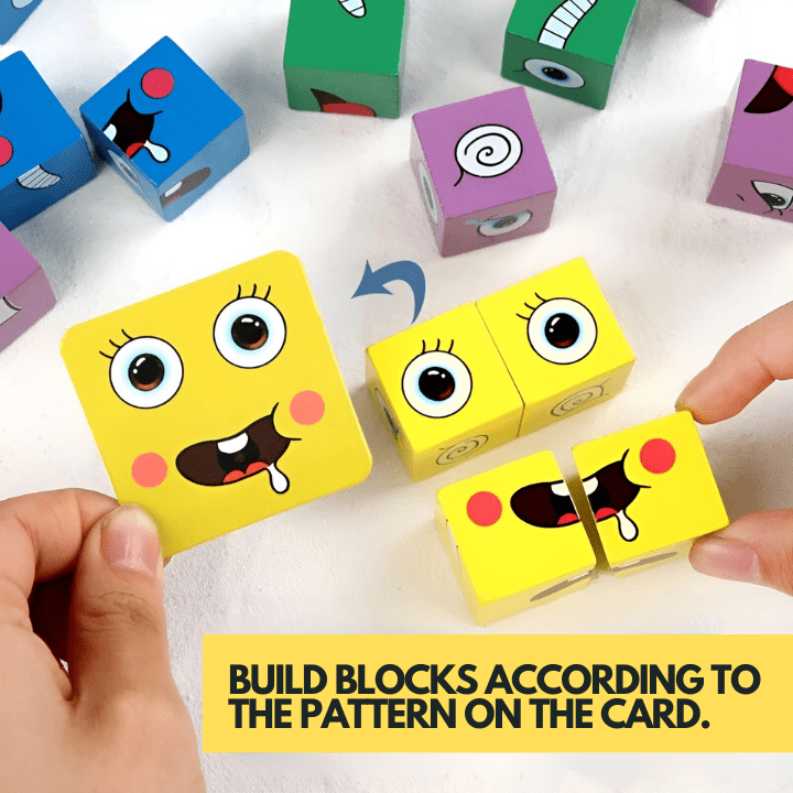 Colorful Building Block Toy Set