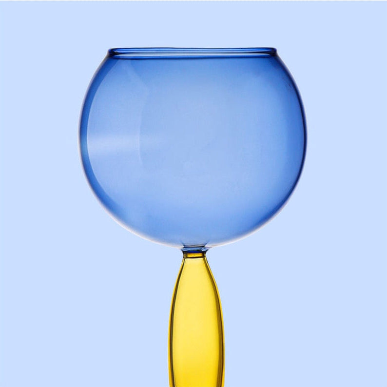 Colorful Glass Pitcher and Cup Set by Phillips