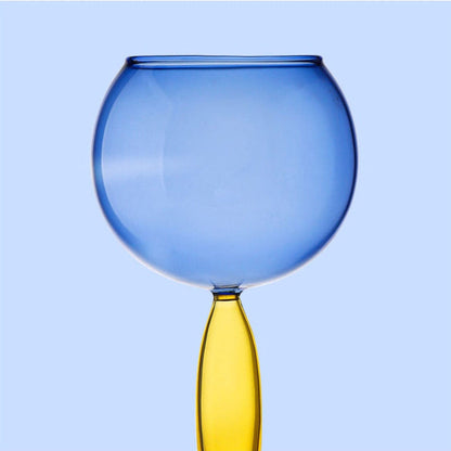 Colorful Glass Pitcher and Cup Set by Phillips