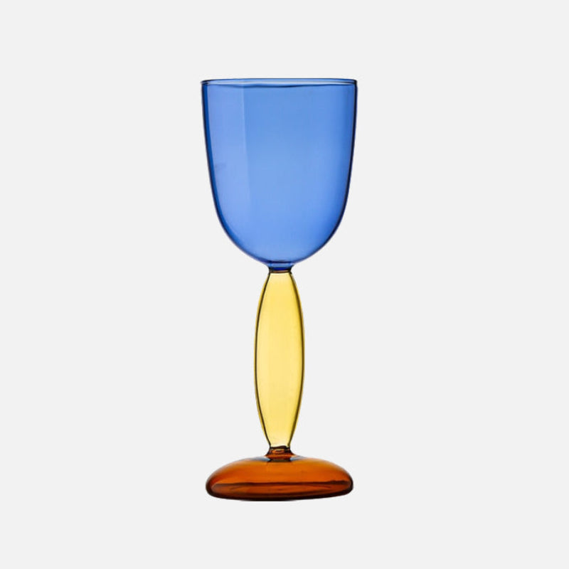 Colorful Glass Pitcher and Cup Set by Phillips