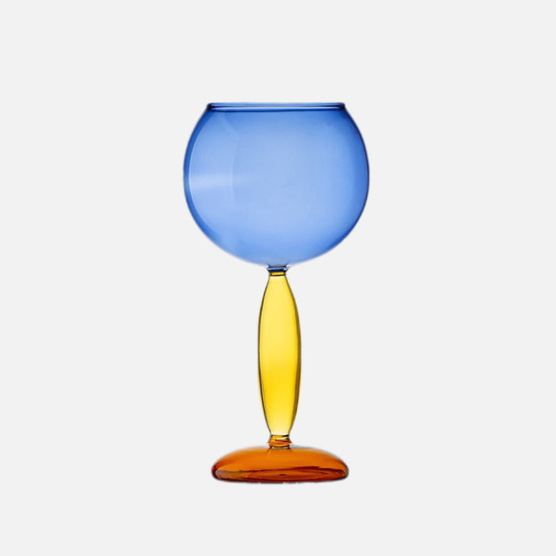 Colorful Glass Pitcher and Cup Set by Phillips