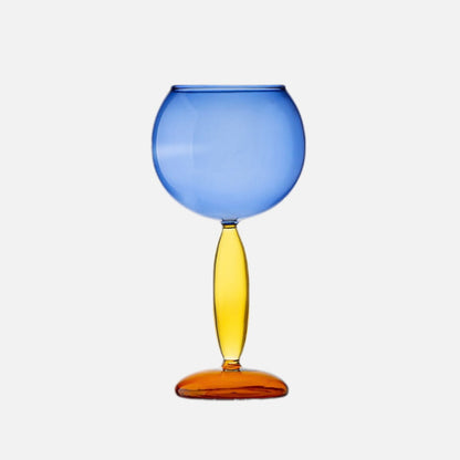 Colorful Glass Pitcher and Cup Set by Phillips