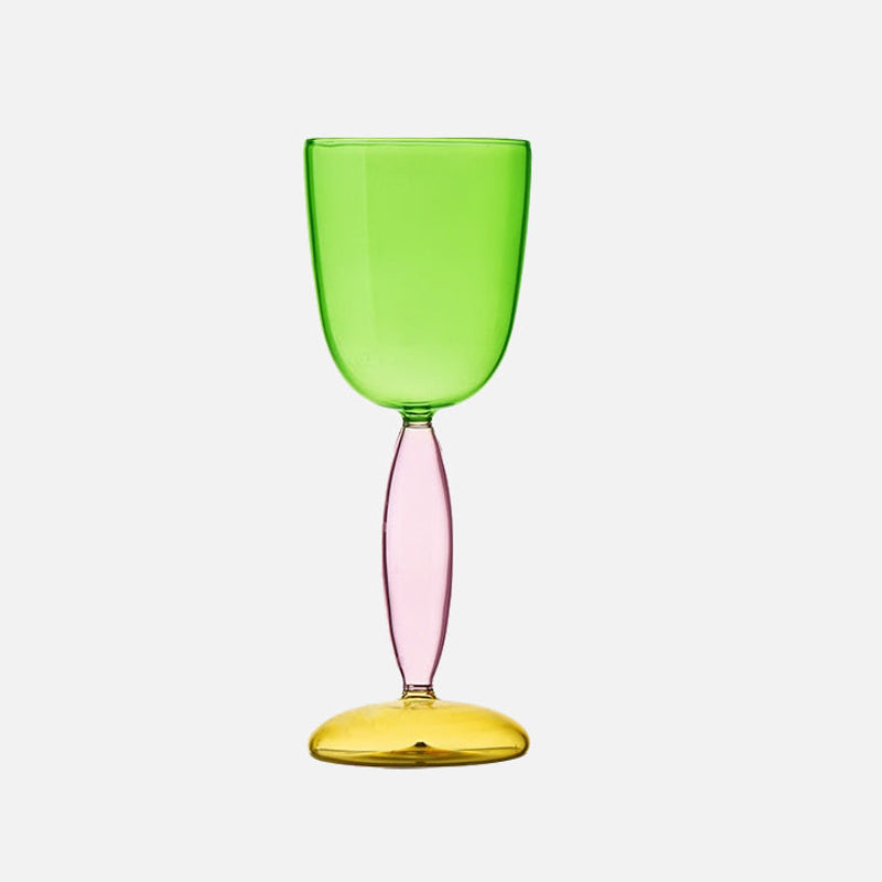 Colorful Glass Pitcher and Cup Set by Phillips