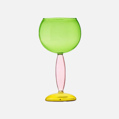 Colorful Glass Pitcher and Cup Set by Phillips