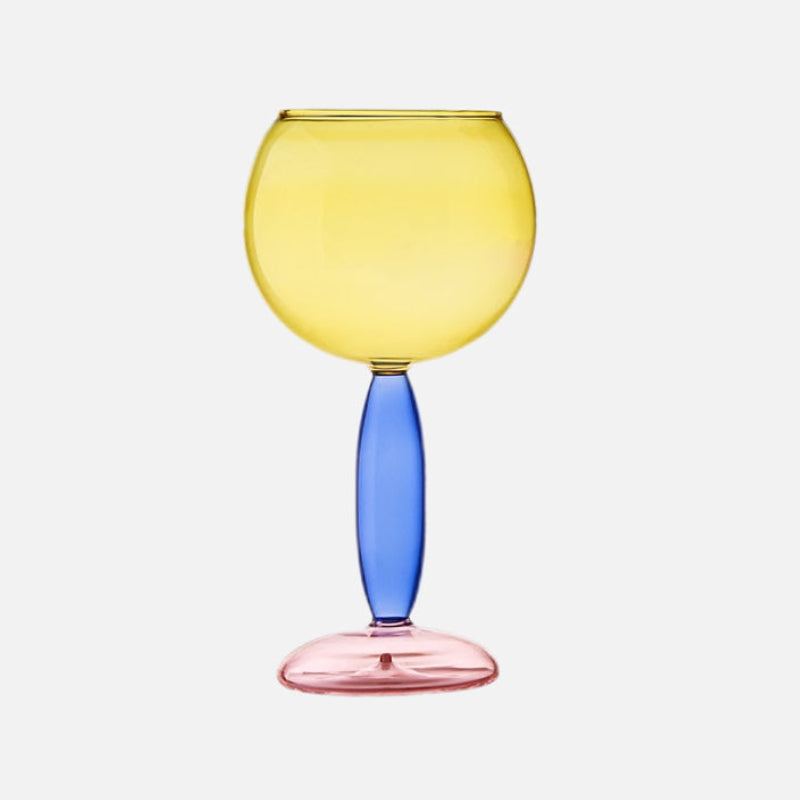Colorful Glass Pitcher and Cup Set by Phillips