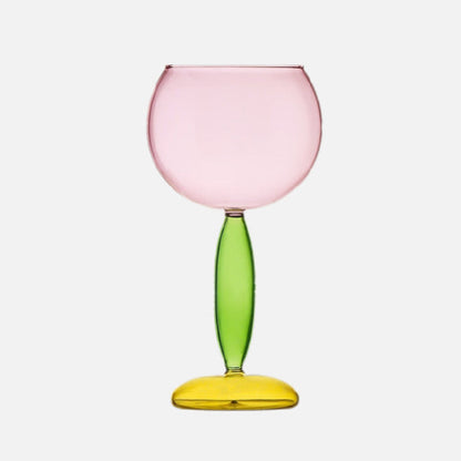Colorful Glass Pitcher and Cup Set by Phillips
