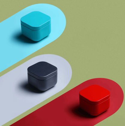 Compact Colorful Metal Storage Container