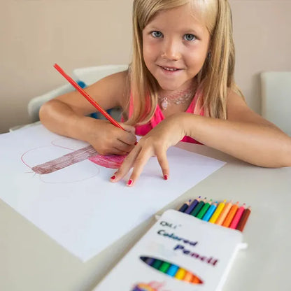 Vibrant 12-Color Pencil Art Set