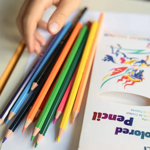 Vibrant 12-Color Pencil Art Set