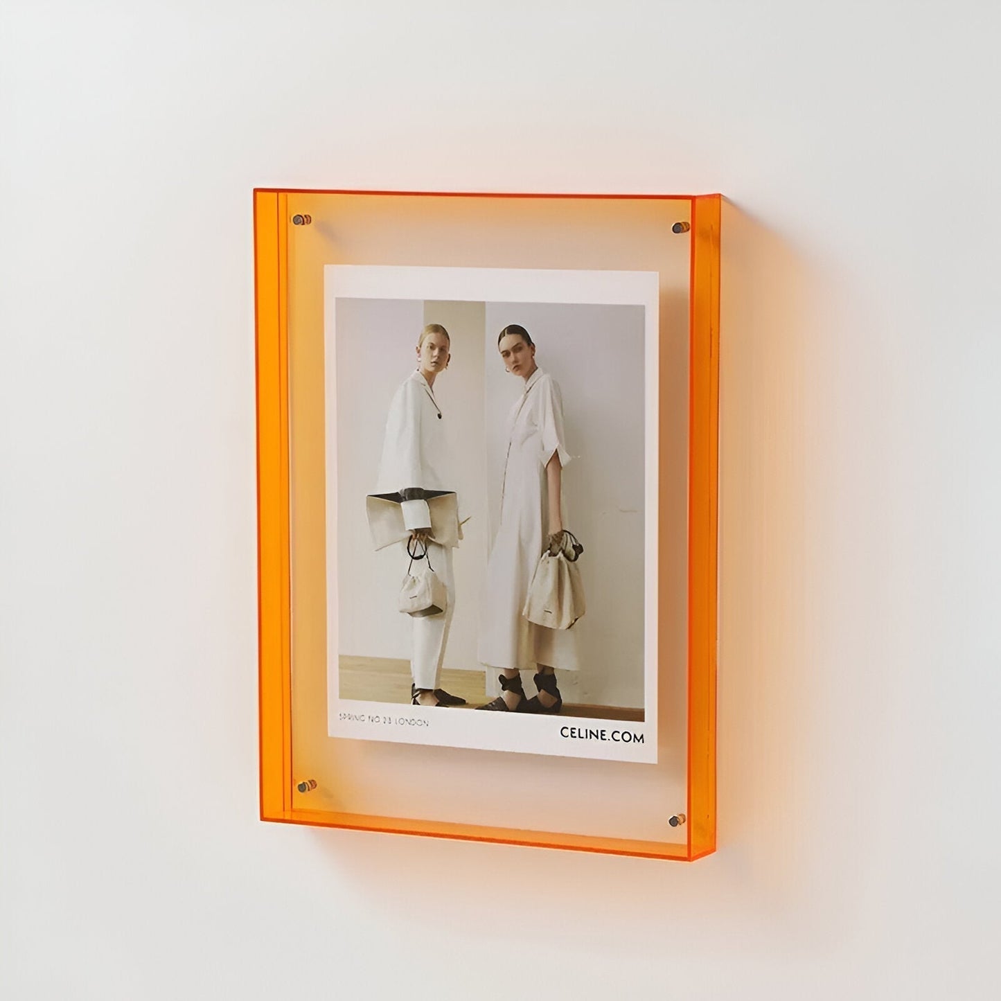 Clear Glass Picture Frame for Home Photos