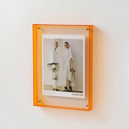 Clear Glass Picture Frame for Home Photos