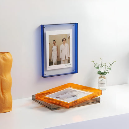 Clear Glass Picture Frame for Home Photos