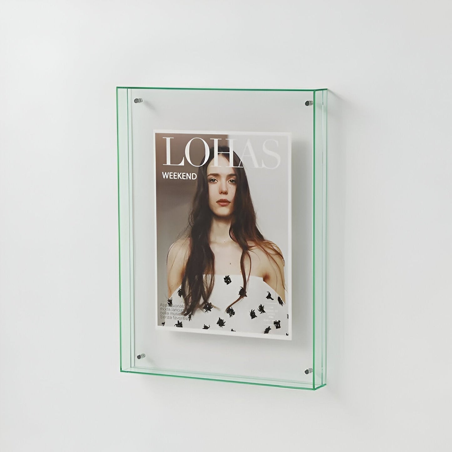 Clear Glass Picture Frame for Home Photos