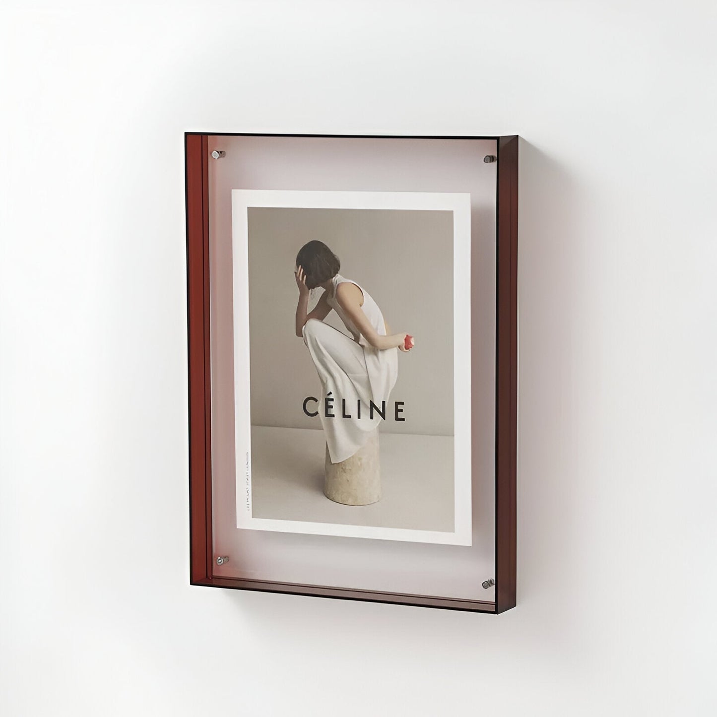 Clear Glass Picture Frame for Home Photos