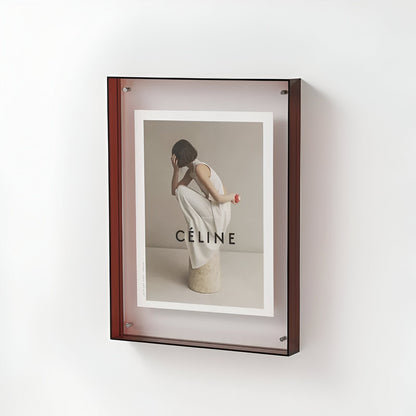 Clear Glass Picture Frame for Home Photos