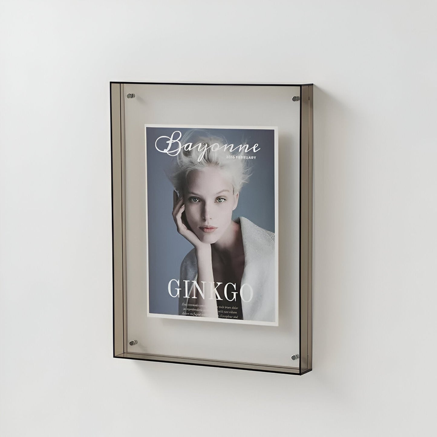 Clear Glass Picture Frame for Home Photos