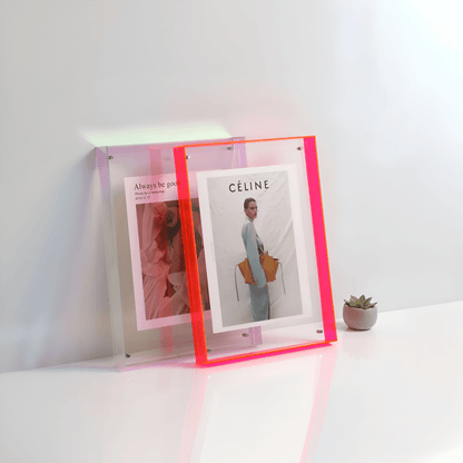 Clear Glass Picture Frame for Home Photos - Fesara