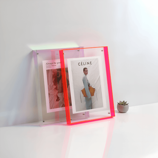 Clear Glass Picture Frame for Home Photos - Fesara