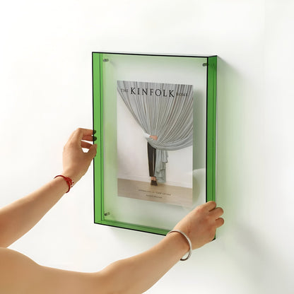Clear Glass Picture Frame for Home Photos