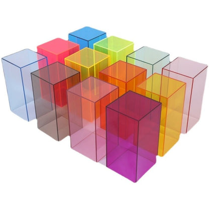 Vibrant Plastic Desk Storage Container
