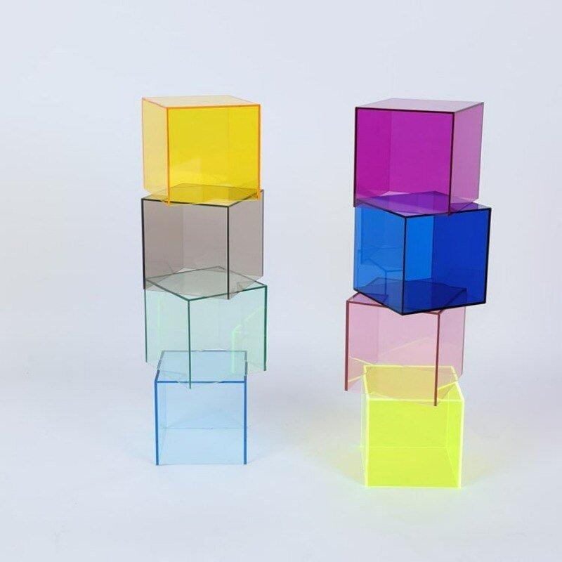 Vibrant Plastic Desk Storage Container