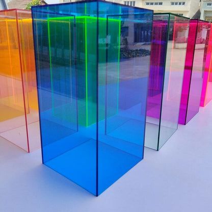 Vibrant Plastic Desk Storage Container