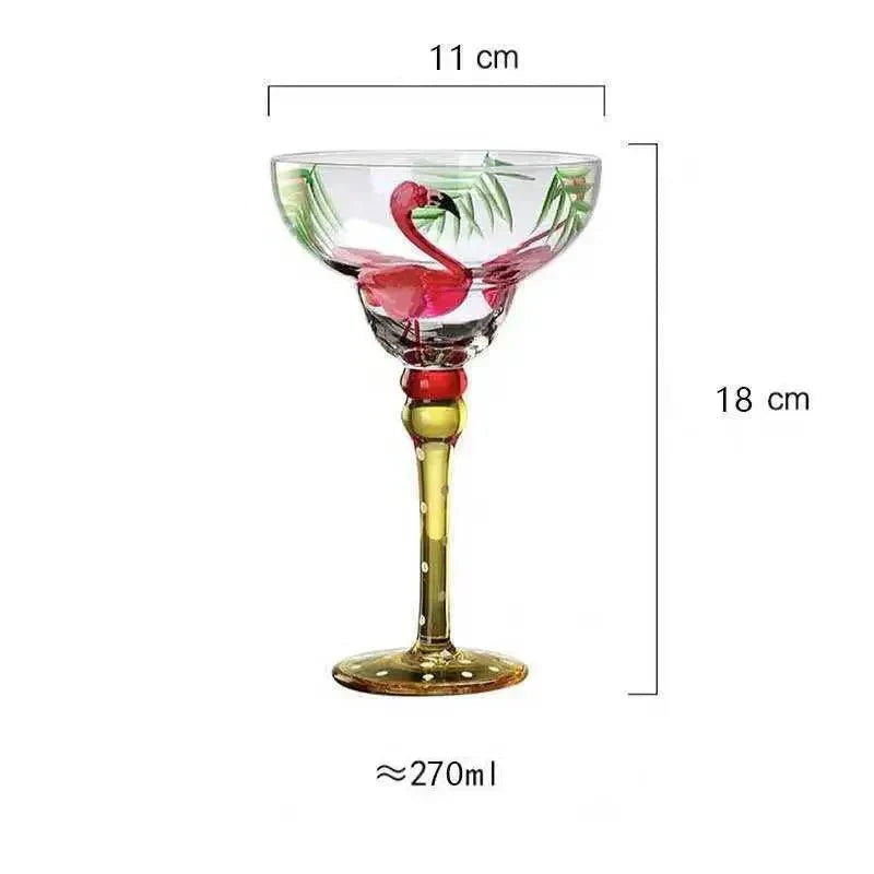 Vibrant Party Margarita Glass