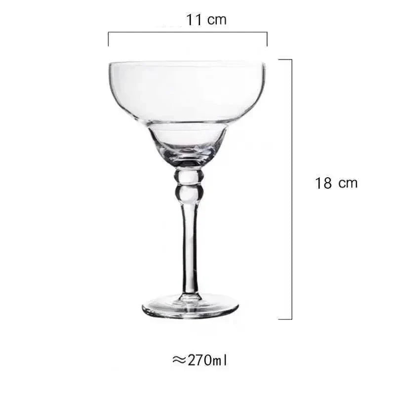Vibrant Party Margarita Glass