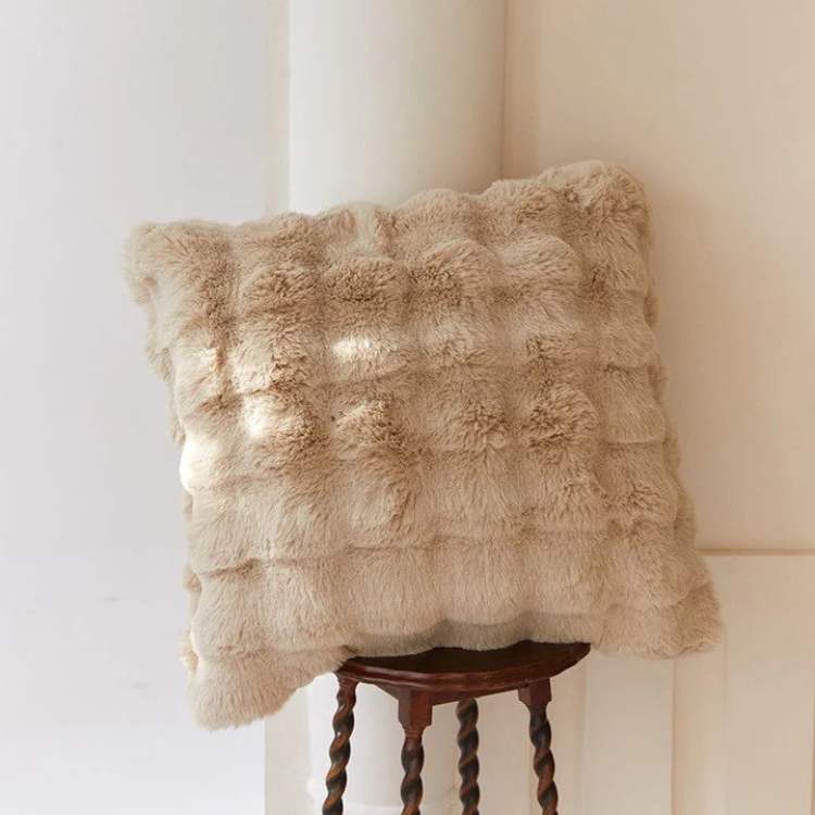 Plush Soft Faux Fur Pillow Cover - Fesara