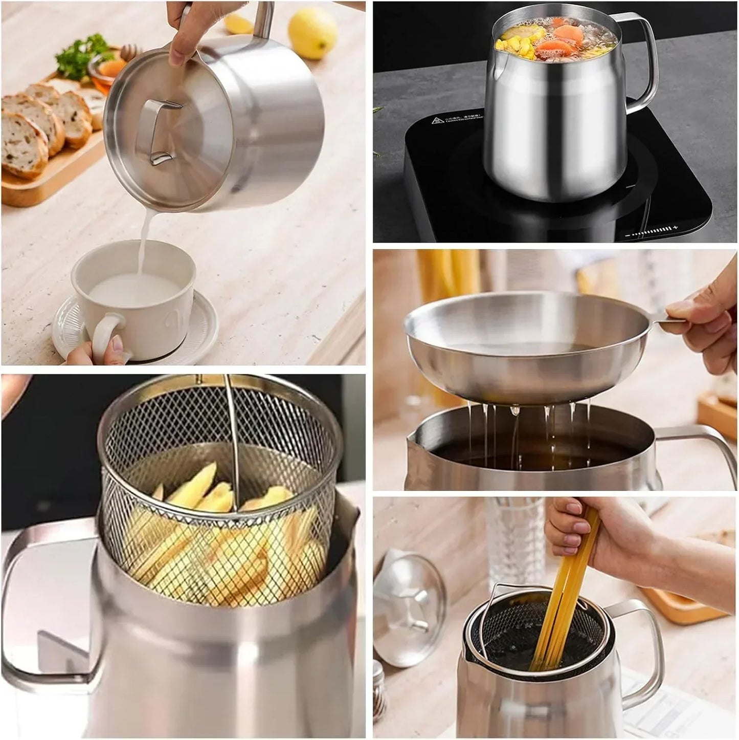 Space Saving Electric Deep Fryer - Snack Master Pro
