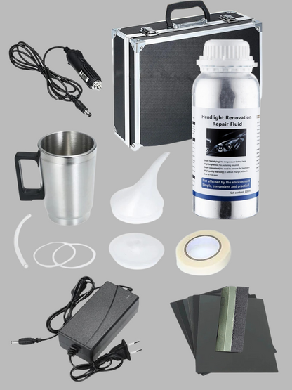 Premium Car Headlight Refurbish Kit