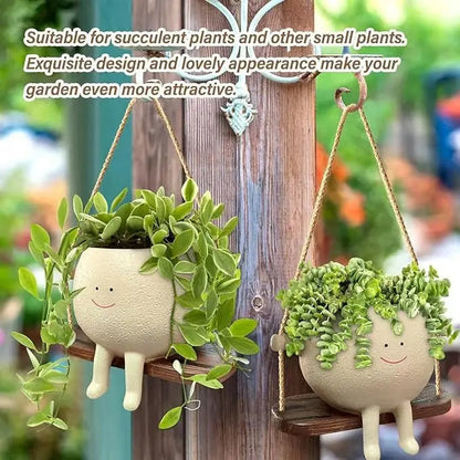Fun Smiley Face Wall Planter