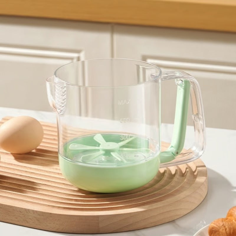 Easy Mix Measuring Cup with Built-in Stirrer
