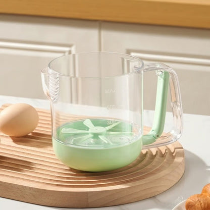 Easy Mix Measuring Cup with Built-in Stirrer