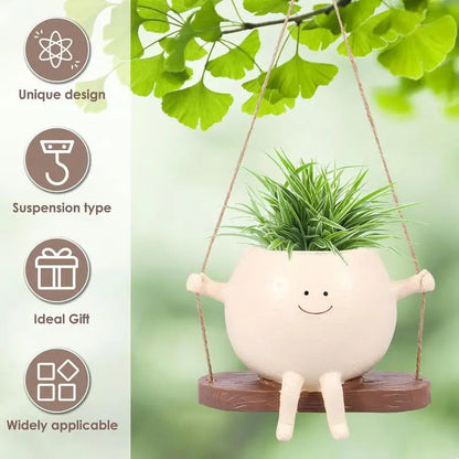 Fun Smiley Face Wall Planter