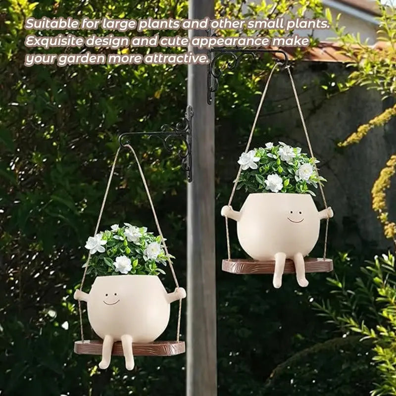 Fun Smiley Face Wall Planter