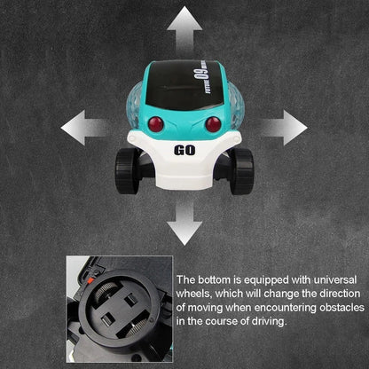 Glowing 360° Remote Control Music Car