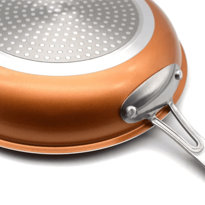Premium Copper Non Stick Frying Pan with Quick Heat