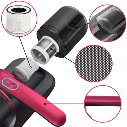 Compact UV Sanitizing Vacuum for Bed & Furniture