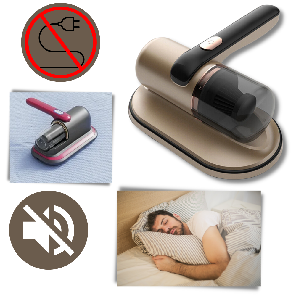 Compact UV Sanitizing Vacuum for Bed & Furniture