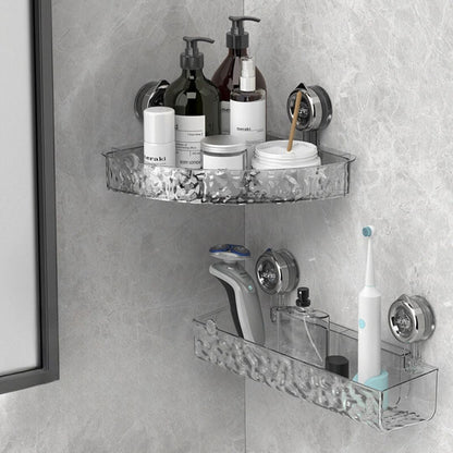 Corner Shower Shelf Suction Bathroom Storage Caddy