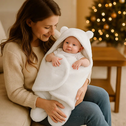 Cute Bear Baby Blanket and Pajama Set - Fesara