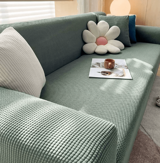 Fesara | SNUGJACQ – Plush Jacquard Furniture Protector with Grip Bottom