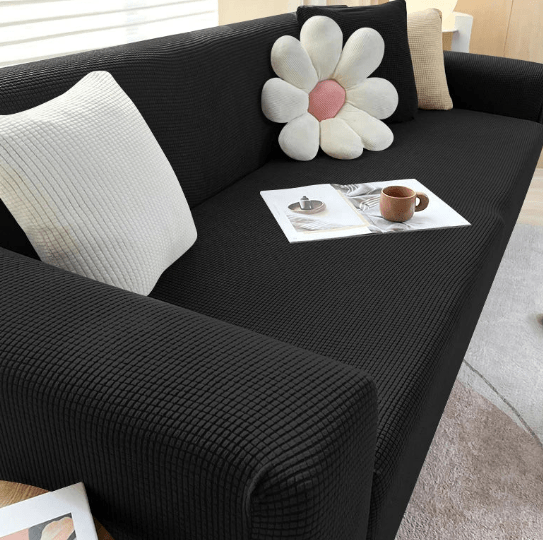 Fesara | SNUGJACQ – Plush Jacquard Furniture Protector with Grip Bottom
