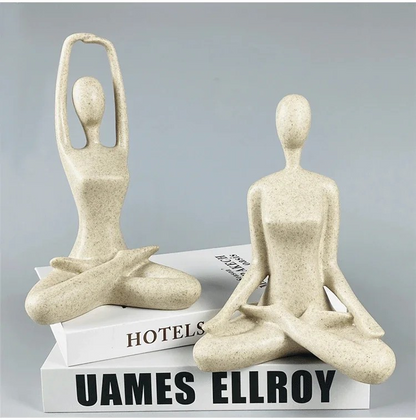 Serenity Yoga Figure - Contemporary Home Decor Statue