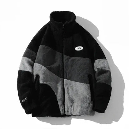 Cozy Color Block Jacket - Wild Eye Vision