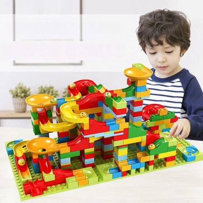 Fun Marble Run Construction Toy Blocks